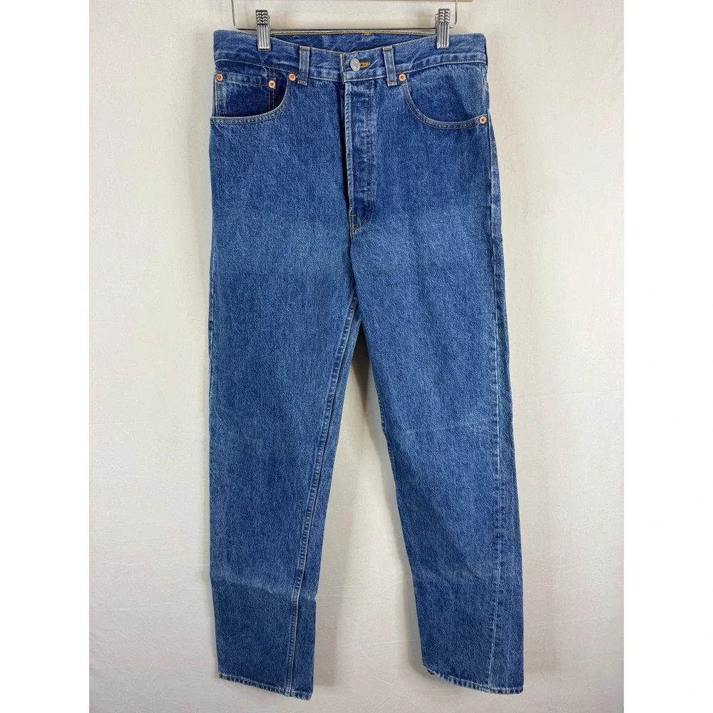 Levis 501‎ Mens Vintage Straight Leg Denim Jeans Blue Made in USA 32x36